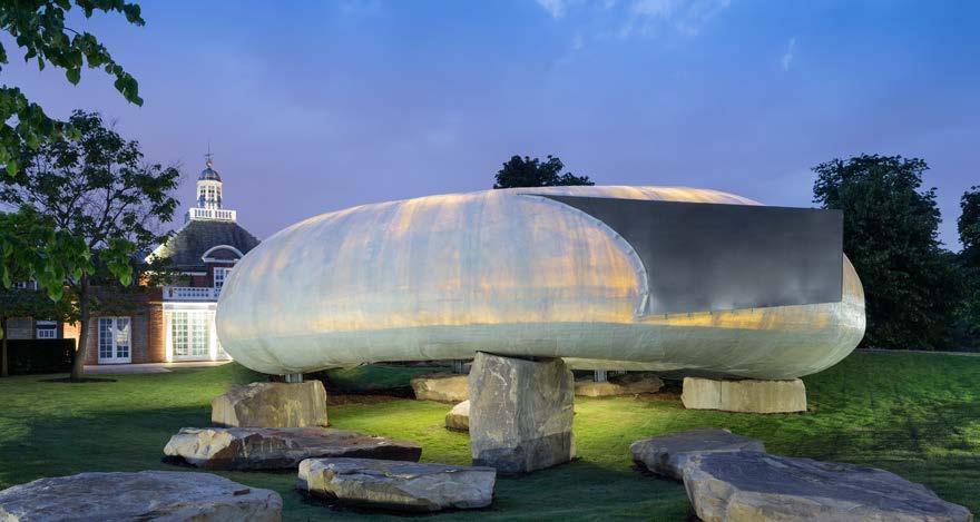 Serpentine Gallery Pavilion 2014 A futuristic design that looks like it has come from the Stone Age Julia Peyton-Jones Image 2014 Iwan Baan.