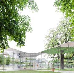 structure via the subterranean cork-lined pavilion by Herzog Du Mueron