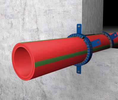 general curaflam collar by Doyma conlit pipe wraps by Rockwool Handling Transport and storage aquatherm red pipe-pipes can be stored in all outside temperatures.