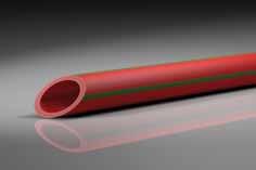 products PIPE, Fittings Material: PP-R FS Pipe series: SDR 7,4 Packing Unit: straight length á 6 m Colour: red/4 green stripes d i d aquatherm red pipe pipe SDR 7,4 / B1 Dimension PU Diameter d [mm]
