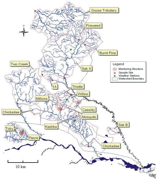 FORWARD Project: Boreal Plain Watersheds 14 long term