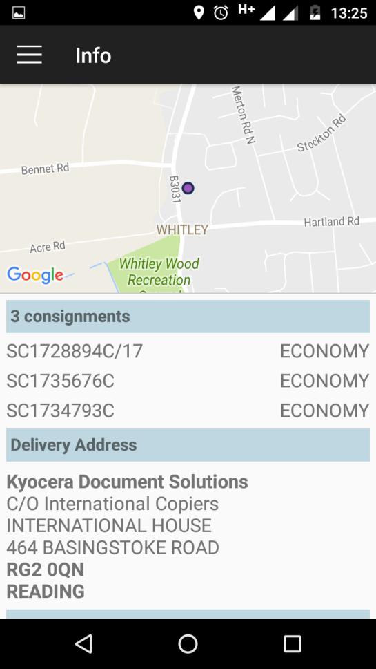 Palletways App > Consolidated Deliveries The Palletways App can handle consolidated deliveries.