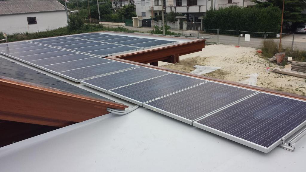 All PAGANO buildings are made in such a way as to be able to host a photovoltaic plant on their roof (Figure 6).