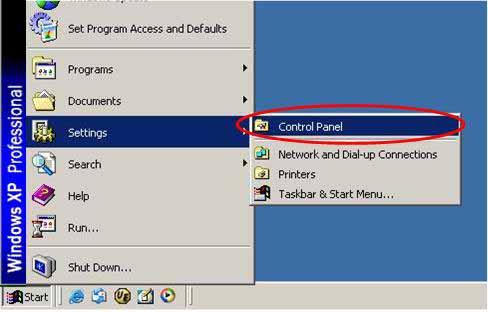 2.2 Remove DASYLab CAN Driver Step 1: Click Start in the task bar.