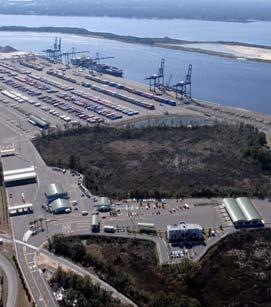 TraPac Container Terminal 158-acre terminal Blount Island Terminal 754-acre terminal $330 million P3
