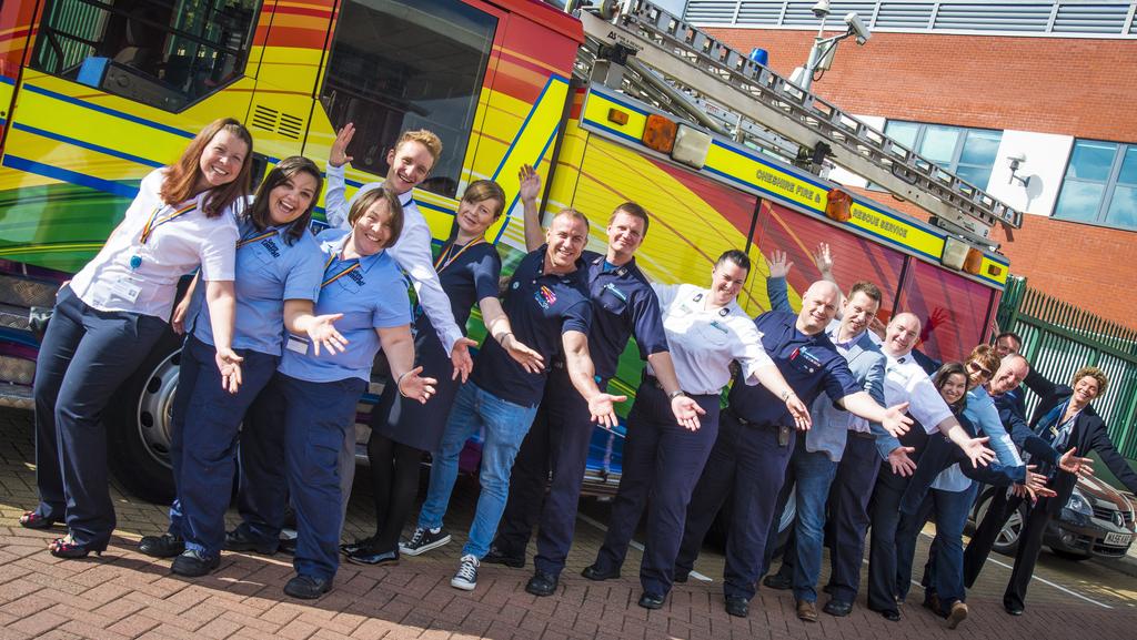 STEP 3: TRAINING FRONTLINE STAFF SPOTLIGHT ON: CHESHIRE FIRE AND RESCUE SERVICE Cheshire Fire and Rescue Service is introducing Safe and Well visits, a new evolution of Home Safety Assessments, to