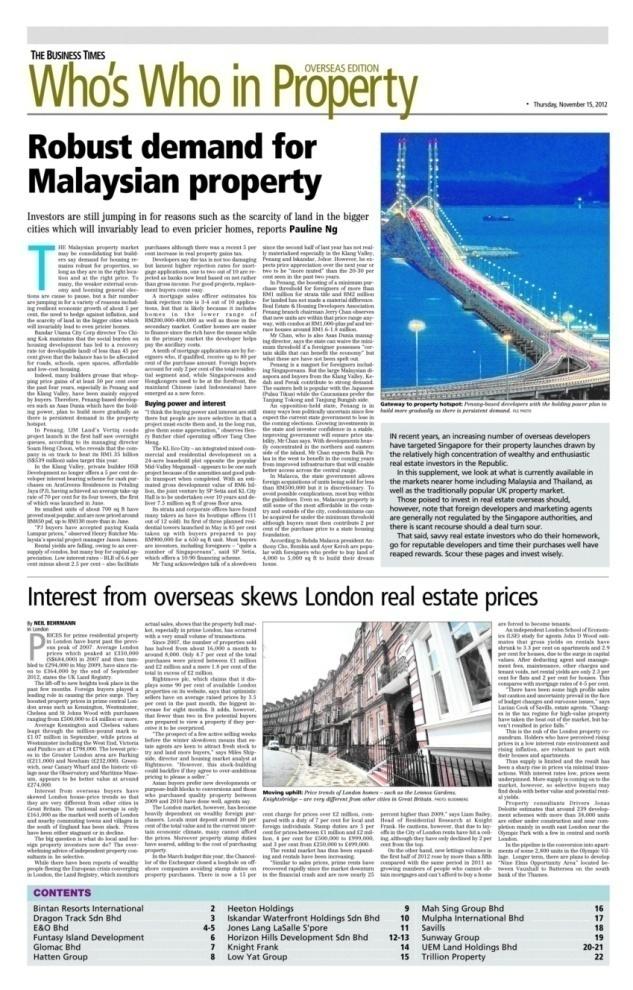 for the Overseas edition which covers properties in