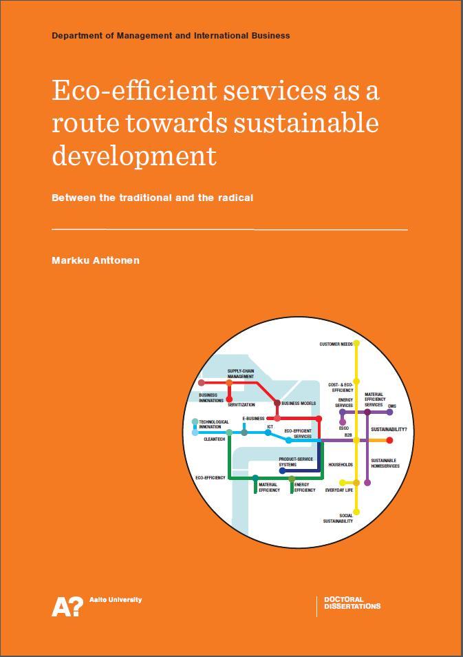 Eco-efficient services as route towards sustainable