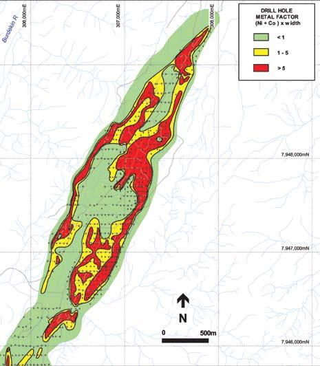 An updated scandium resource (using ordinary kriging) will be estimated for Kokomo using the additional data from the 2009 in-fill and step-out drilling program and an independent resource estimate