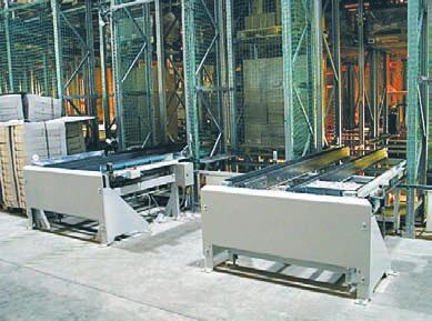 GEBHARDT Foerdertechnik has the interfaces: pick-up and discharge components such as roller conveyors, transfer equipment, chain conveyors and contour controls.