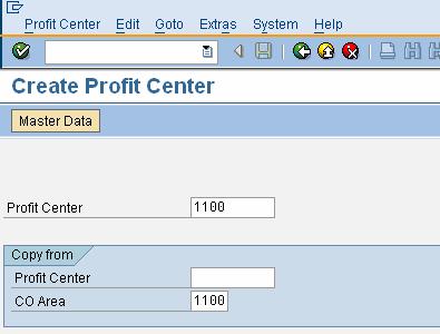 3.2 Create profit center menu path change Menu Path SAP Menu Accounting Controlling Profit