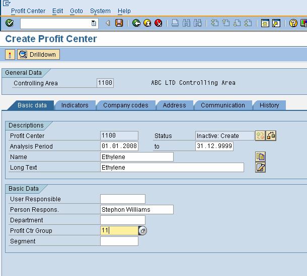 Since the company code is already attached with the controlling area, when creating the profit center, it is automatically gets assigned to the right company code.