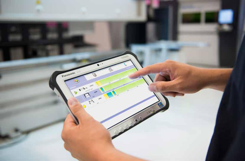 4 # CADMAN TOUCH-i4 INDUSTRY 4 0 READY INTEGRATING INFORMATION INTUITIVELY IN INDUSTRY TOUCH-i4 is an industrial strength Windows-based tablet that provides an overview of the entire fabrication