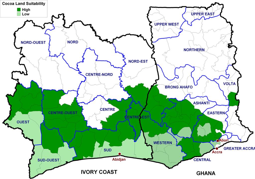 Background and Data Mapping Figure: Land Suitability to