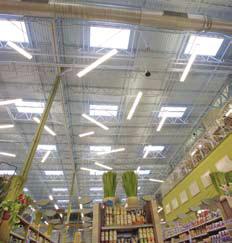 The company is beginning to use T6 track lighting in all of its stores. Brous says, The T6 technology replaces older track lighting fixtures/lamps with more energy-efficient and improved lighting.