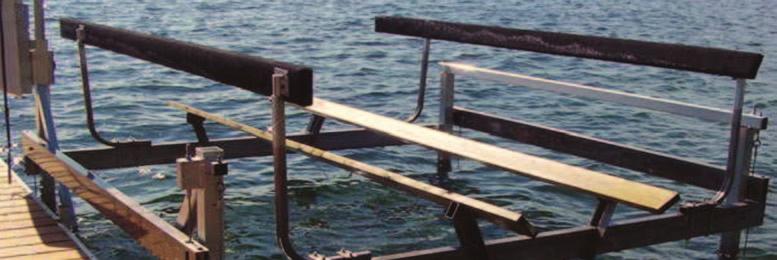 When choosing a boat lift, please take into consideration not only the boat and engine weight, but also the weight