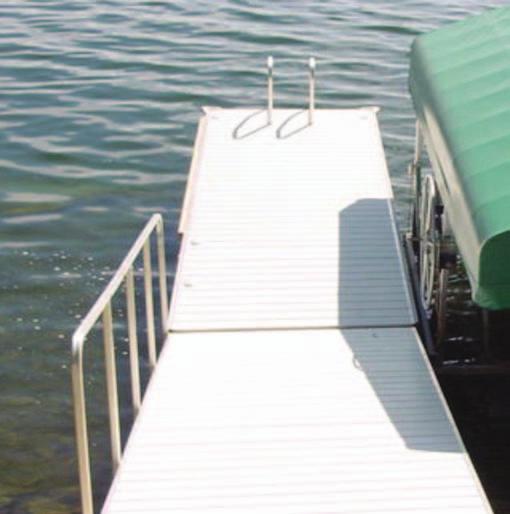 ALUMINUM DECKING COMBINED WITH ALUMINUM DOCK FRAMES FOR THE ULTIMATE DOCK Dock Rite Boat Lifts Ltd.