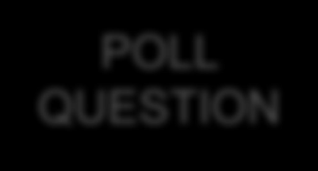 POLL QUESTION How often are you releasing?