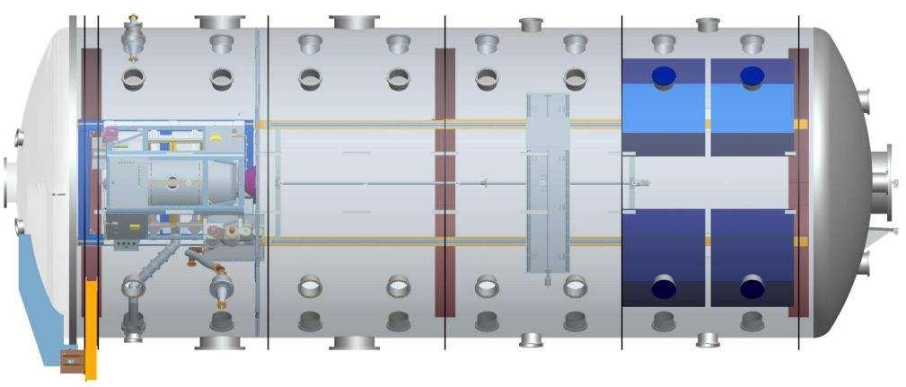 Performance diagnostics Argon VX-200 firing at 200 kw Plasma Dump Zone Six PHPK TM-1200i nude cryopanels (58,000 l/s