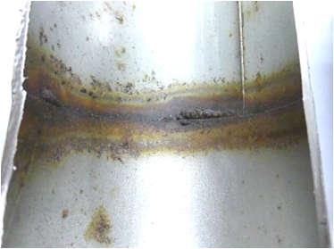 Case 2 Corrosion phenomenon on stainless steel welded pipes Laboratory tests and exams Conducted on the on-board installed pipes were focused in the detailed description of the corrosion morphology