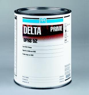 Product Information Bulletin Effective 1/99 Low VOC Primer DPHS52 DPHS52 is a 3.5 VOC epoxy primer or primer surfacer designed specifically for use in fleet refinishing operations.