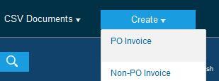 PO Flip Invoice To create a PO-Flip invoice (or an invoice derived from a PO that you received via the Ariba
