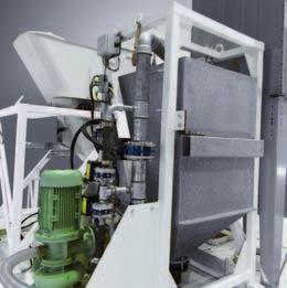 powder weighing system Optionally available with housing Optional supply of a camera system for the mixer
