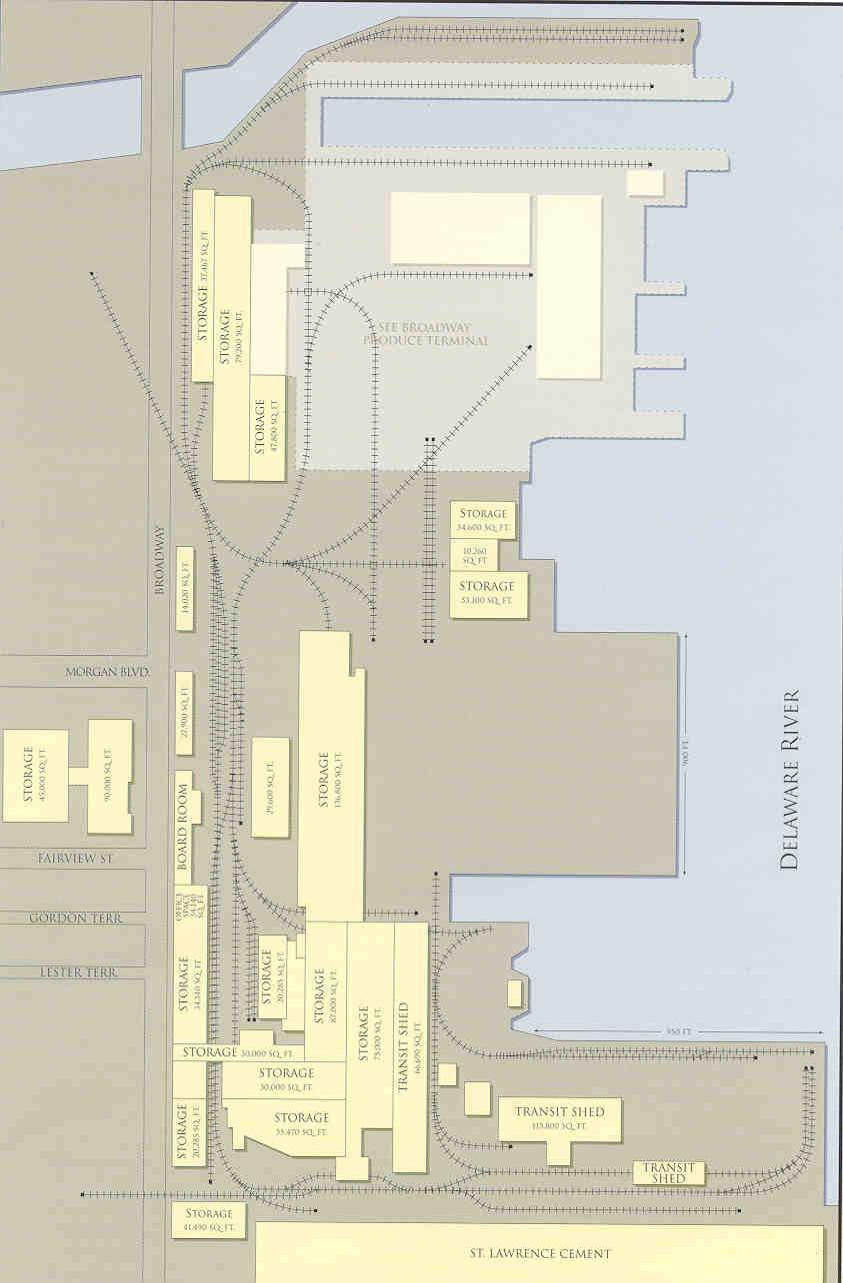 Phase 1: Broadway Terminal Site Plan Potential Expansion Area 7.5 acres Potential Expansion Area 6.