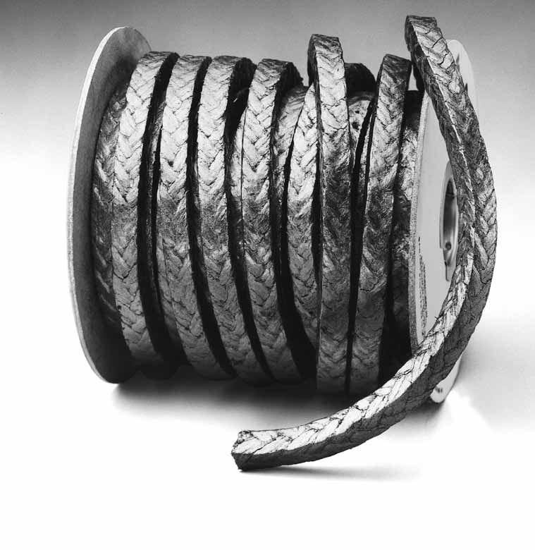 Valve Sealing Braided 600 Reinforced Graphite Tape Chesterton 600 features advanced construction for superior leakage control and high integrity.