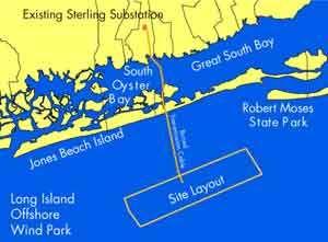 Proposed Long Island Wind Farm The facility will consist of 40 state-of-the-art wind turbines capable of