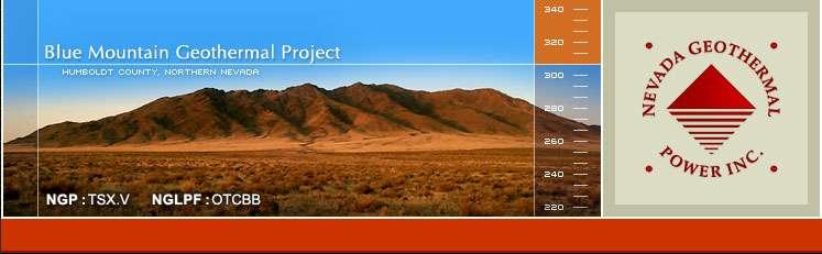 Nevada Geothermal Power Inc. is developing renewable geothermal energy projects in Nevada where additional electrical generation capacity is needed to meet existing demand for power.