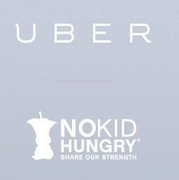 Uber for No Kid Hungry The goal was to provide 3 million meals for children in need by allowing riders to