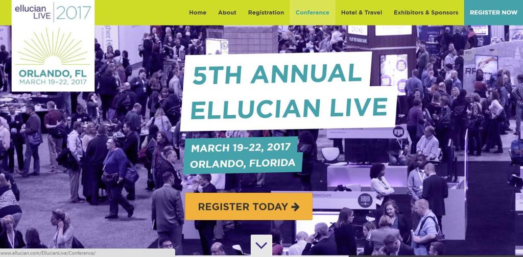 Join us at Ellucian Live 2017!