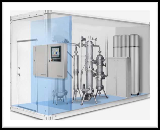 System overview Helbio`s hydrogen generators are composed of four primary subsystems: The Fuel pretreatment unit which removes fuel impurities The