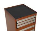 Accessories Cabinet Tops Steel Top with Rubber Mat RC32 Laminated Hardwood Top WS14 1/8" thick non-slip neoprene surface; Sides and back formed with a double fold : 1" high.