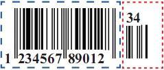 Add-On Code An EAN-13 barcode can be augmented with a two-digit or five-digit add-on code to form a new one.