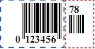 Add-On Code A UPC-E barcode can be augmented with a two-digit or five-digit add-on code to form a new one.