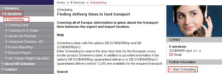 Do you want to know delivery times of your shipments in land transport?