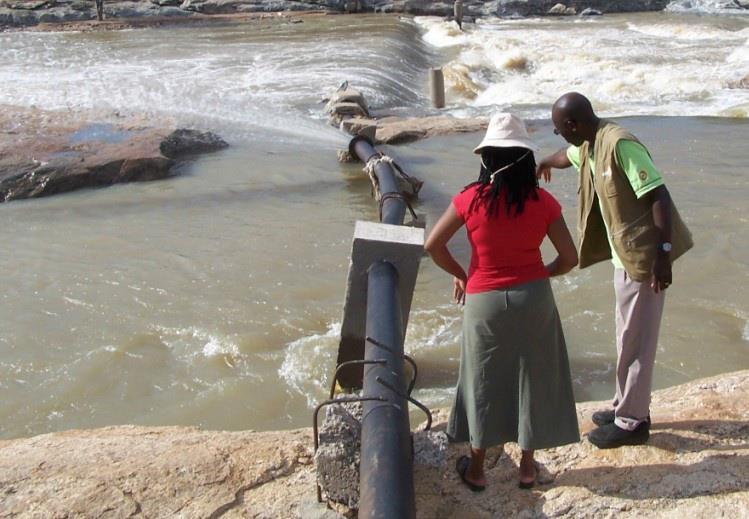 Community Energy Funds Investments Ruti irrigation water pipeline affected by flash floods in Gutu 2013/14 season.