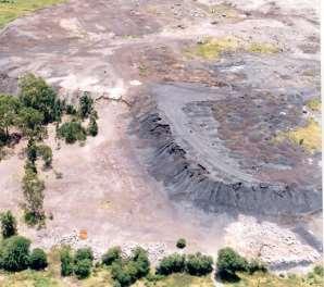 Photo 1-4 Progressive removal of Magnetite from the Vaal Disposal Site 6.5.