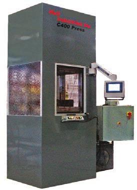 Hull presses incorporate process control of position, velocity and pressure of the clamp for optimum molding results.