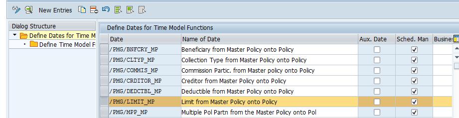 Limits data defaults from the master policy to the assigned Policies when you match he product module groups in the master policy with the product module groups for the product module IDs the main