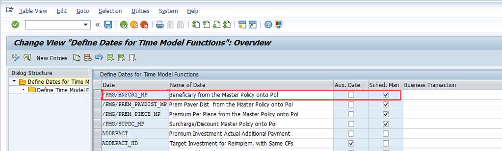 3.9 External Date - Derivation of Master Policy Data 3.9.1 Beneficiary Derivation Overview: External date change beneficiary This functionality allows you to derive the beneficiary defined in the master policy to the child policies.