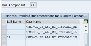 1 Business Component 445 To create a new business component for the Time Model Function, create a new entry in the view /PM0/ABU_PBCID. 3.10.