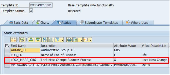 3.14 Execute Mass Change for a Specific Mass Change 3.14.1 Authorization for Using the Functionality SAP Policy Management, add on for group insurance can provide the user with the authorization to a specific activity or not.