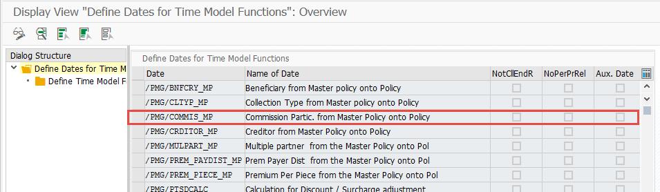 3.20.1 Commission Participant Derivation Overview: External date change Commission Participant This functionality allows you to derive the commission participants of a master policy to its child
