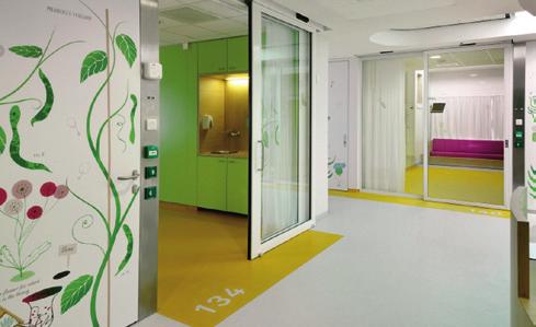 KONE doors suit your building s architecture, and can provide a uniform look throughout the hospital, for example. Revolving doors The revolving door is an always-open, alwaysclosed solution.