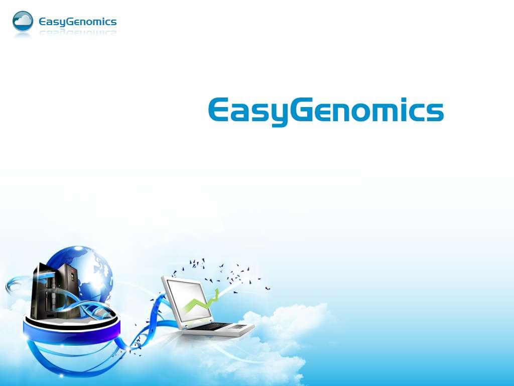 Next Generation Bioinformatics on the Cloud http://www.easygenomics.