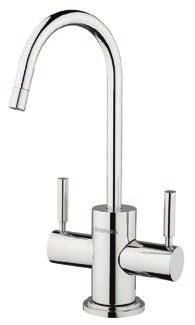 up to 100 cups per hour Self-resetting thermal fuse Faucet sold separately Must use Dual Temperature Faucet Complete System Dimensions: 6.8 W x 8.