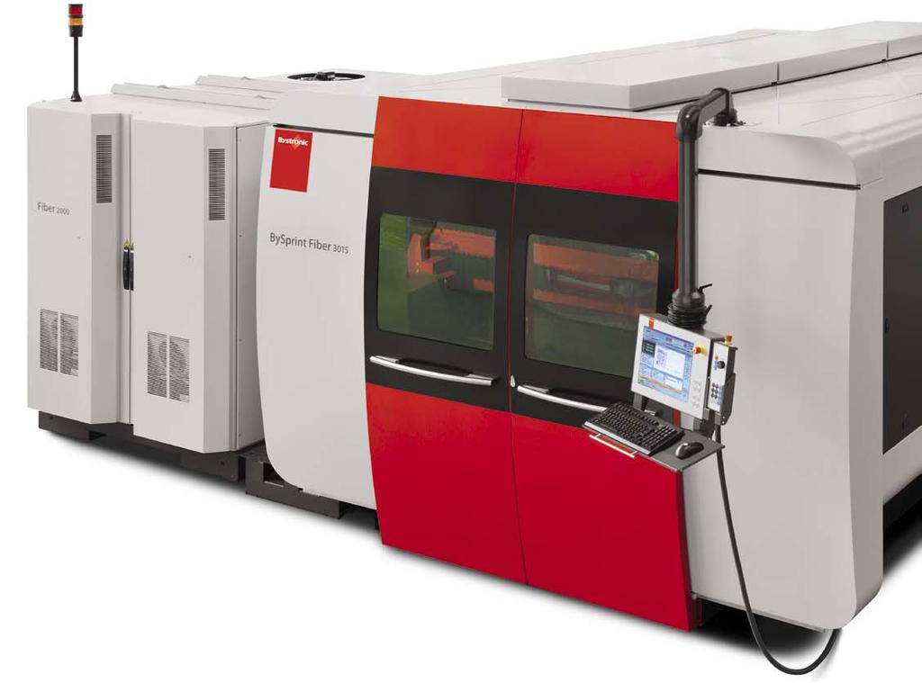 2 BySprint Fiber speedy, undemanding, profitable, and economical The BySprint Fiber laser cutting system is the speedy sprinter in the Bystronic portfolio.